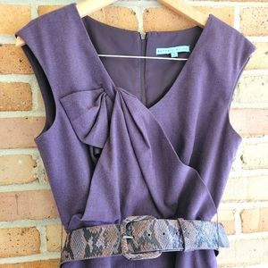 Antonio Melani Purple Fit-and-Flare Dress (4)